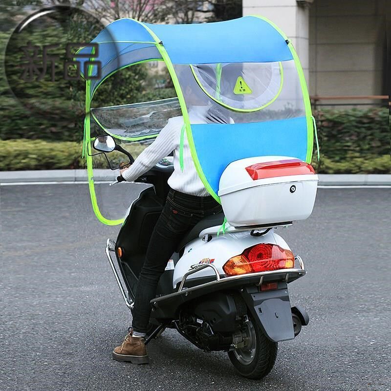 加厚防雨新款车棚男女女式摩托车雨棚超大小号雨棚电驴小巧遮阳