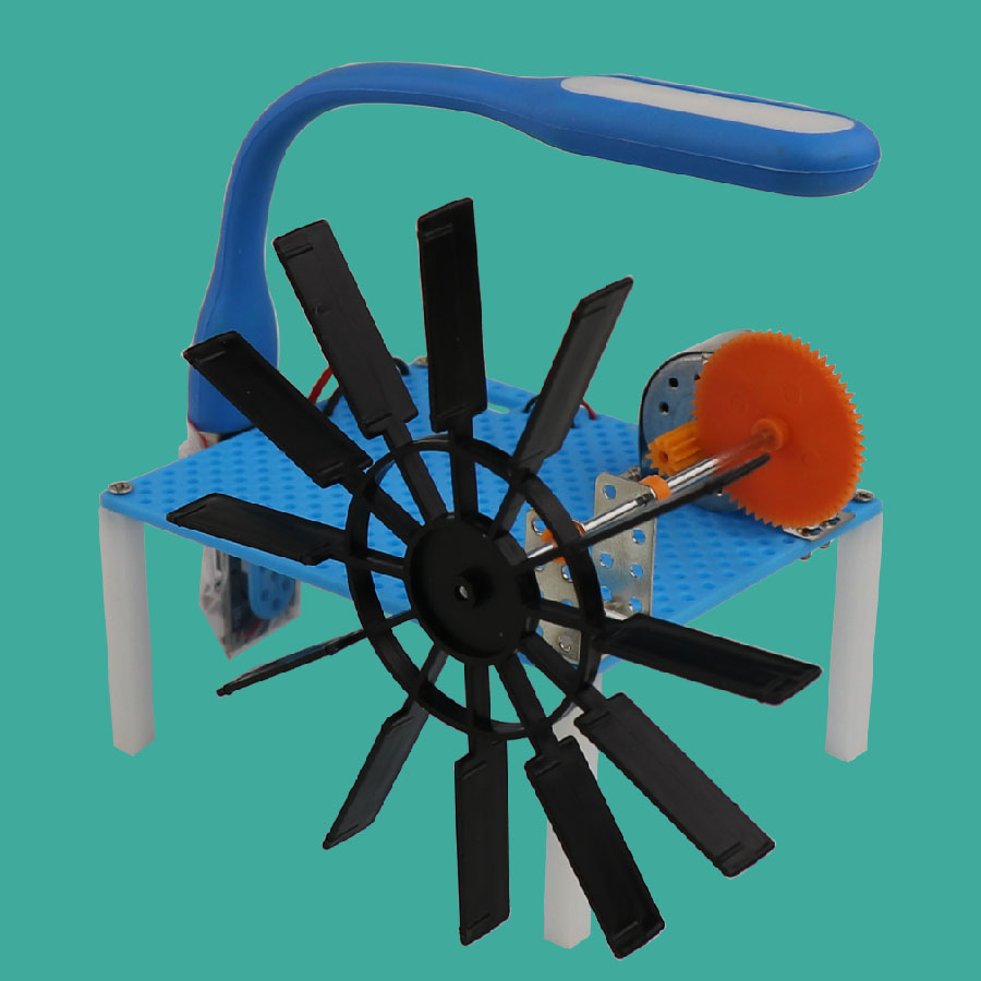 diy科技制作小发明自制小型水力发电机模型玩具儿童手工制作材料.
