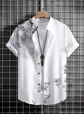 Simple en'S Shirt 3d rinted etro Fashion op Loose Oersized W