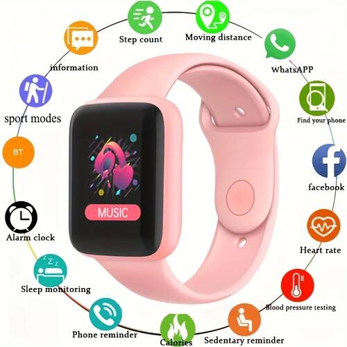 0 Y68 Smart Watch tooth Answer Call  Fitness raer m Dial Sma