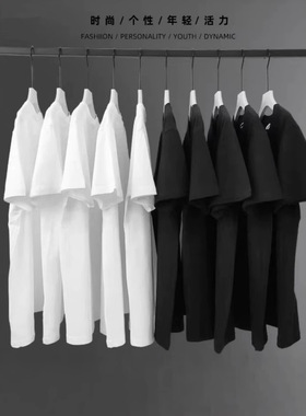 180g mbed tton Short Sleeve Men's And Women's T-shirt Thin S