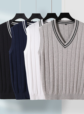 Casual Men's Vest Vest Men's Slim-fit Pure tton Sleeveless V