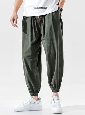 Sreetwear Cotton arem ants ens Jogger ants 2022 orean  lus S