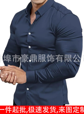 Mular Men's Business No-iron Professional Work Men's Anti-wr