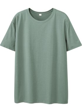 Weilong Short-sleeved T-shirt Men's 230g ol Feeling Bottomin