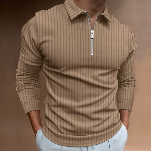 Men's Digital Print Solid lor Striped Zipper Shirt  Shirt Me