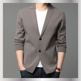 Sweater lor Men Cardigan Solid Small 2025 Korean