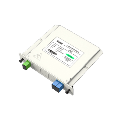 1分2插片分光器一分八光纤分光器1分4/8/16/32/64插片式光分路器1∶8插片式分光器SC口方头光缆分光器