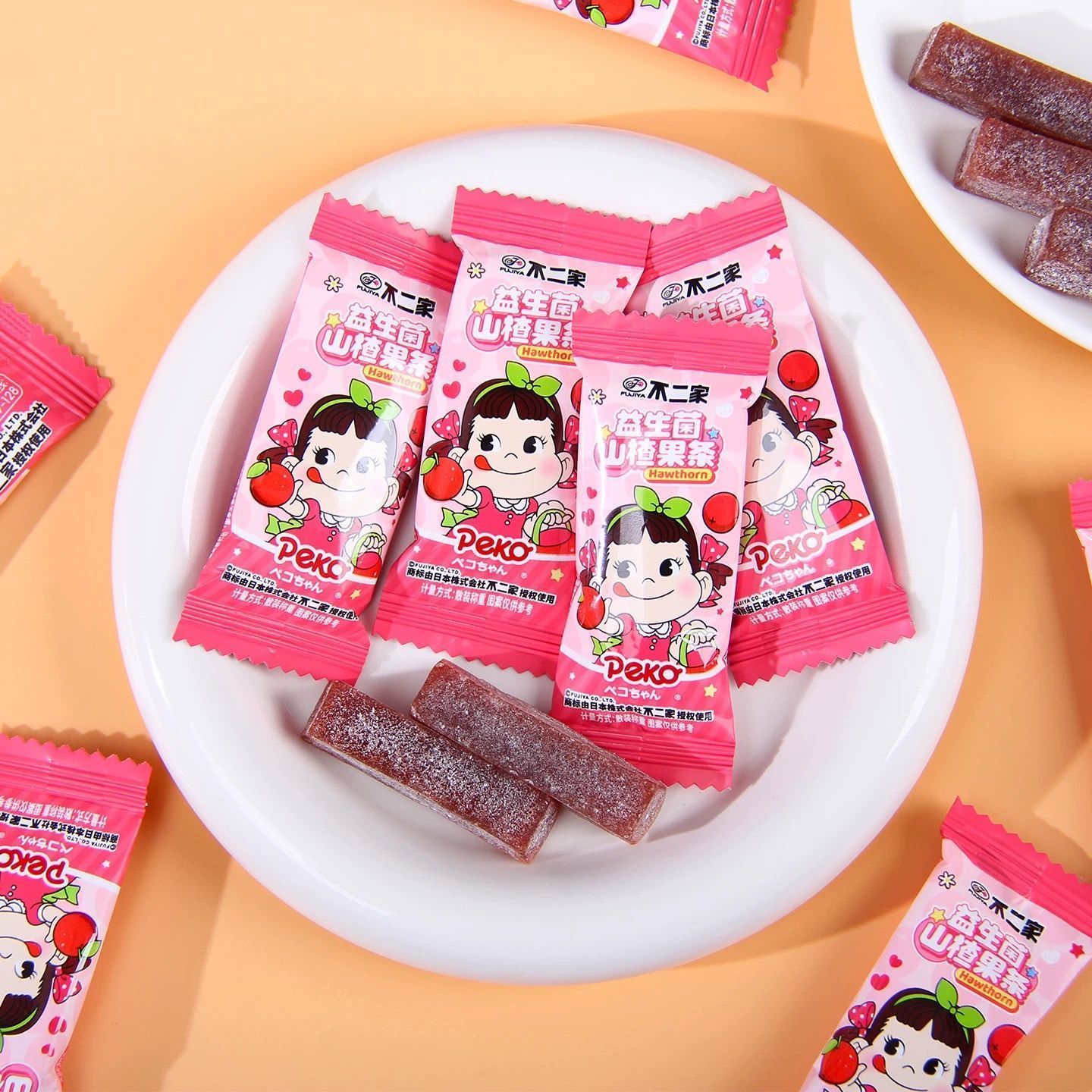 不二家山楂球条棒棒糖结婚喜糖