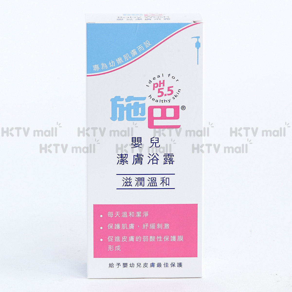 施巴婴儿洁肤浴露加倍滋润配方温和洁净促进肌肤水油平衡400毫升
