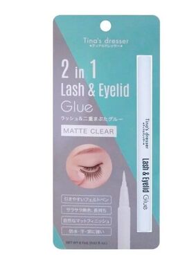 Tina's Dresser - 韩国制假眼睫毛&双眼皮胶水笔 1支2用 强效成形