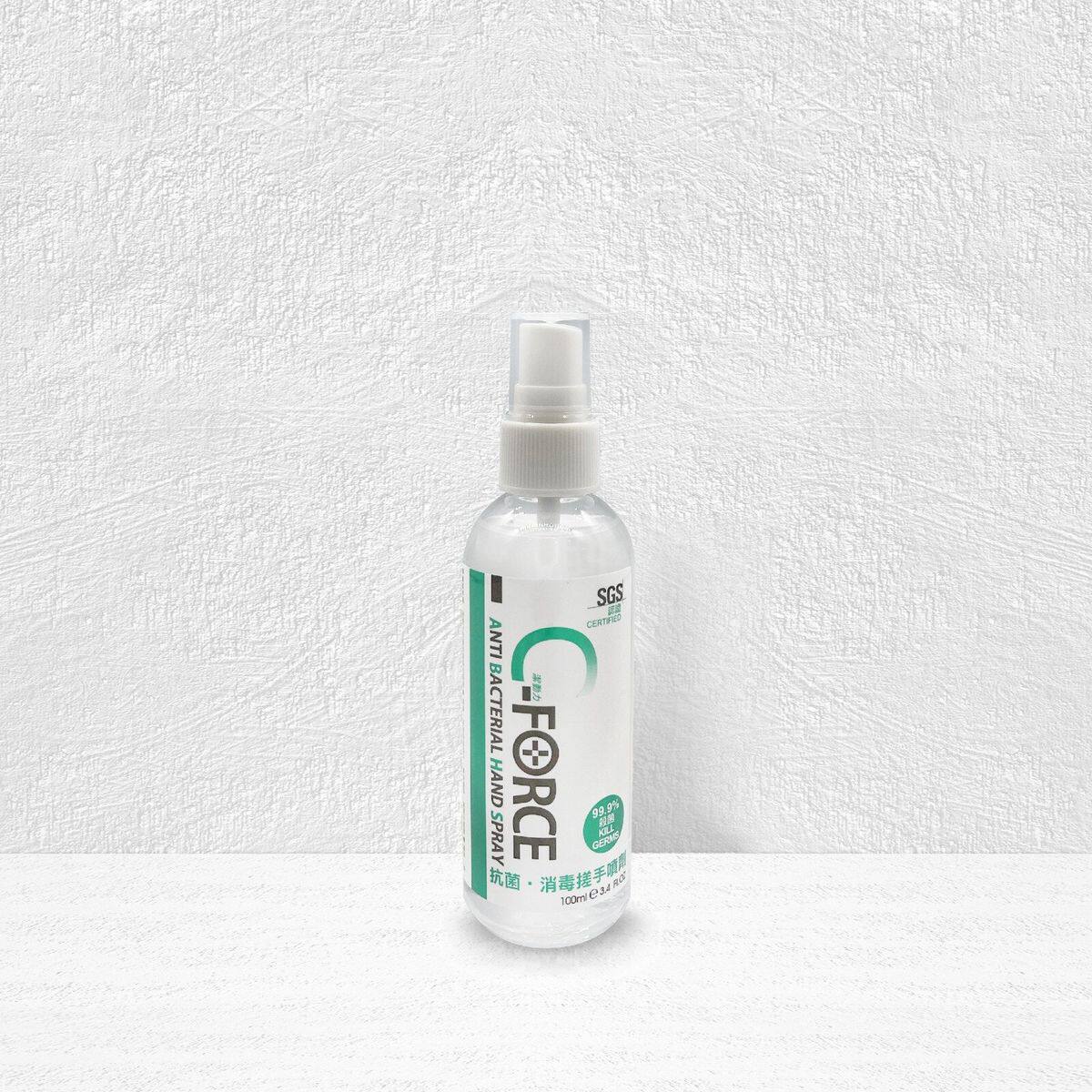 进口C-Force Biotech无酒精消毒搓手液100ml不含酒精不过敏色无味