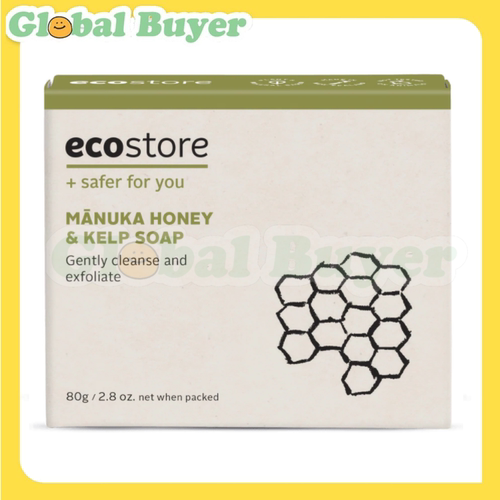 进口版ecostore 蜂蜜海藻味香皂80g温和洁面保湿护肤清洁洗脸洗澡