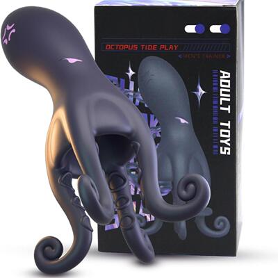 COctopus lock ring training device tentacle penis vibration
