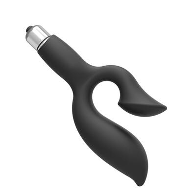 CSilicone double-plug vibrator back court g-spot stimulation