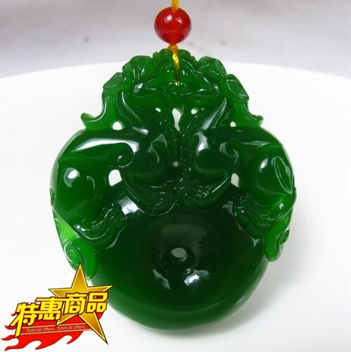麒麟貔貅保平安项链新疆和田玉