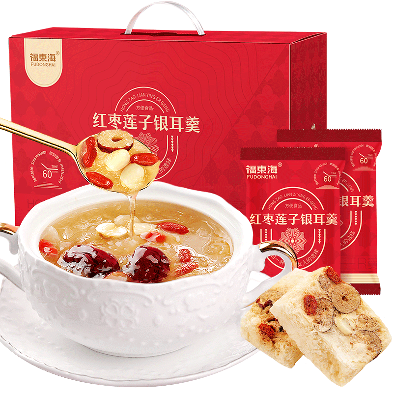 福东海红枣莲子银耳羹