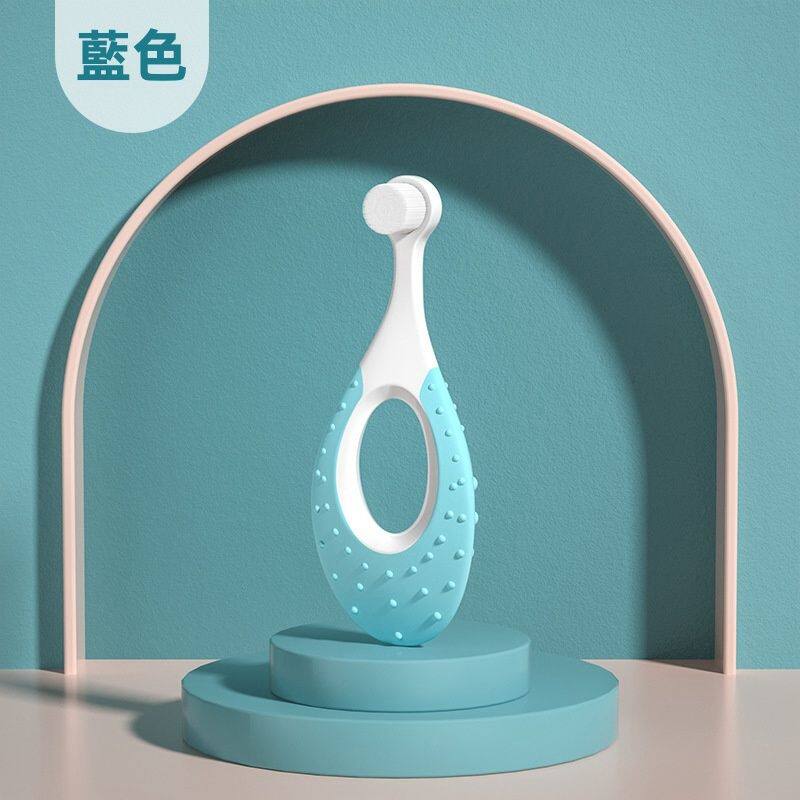 JPE 蓝色儿童牙刷万发牙刷幼儿牙刷幼儿牙刷儿童牙刷一支装安全版