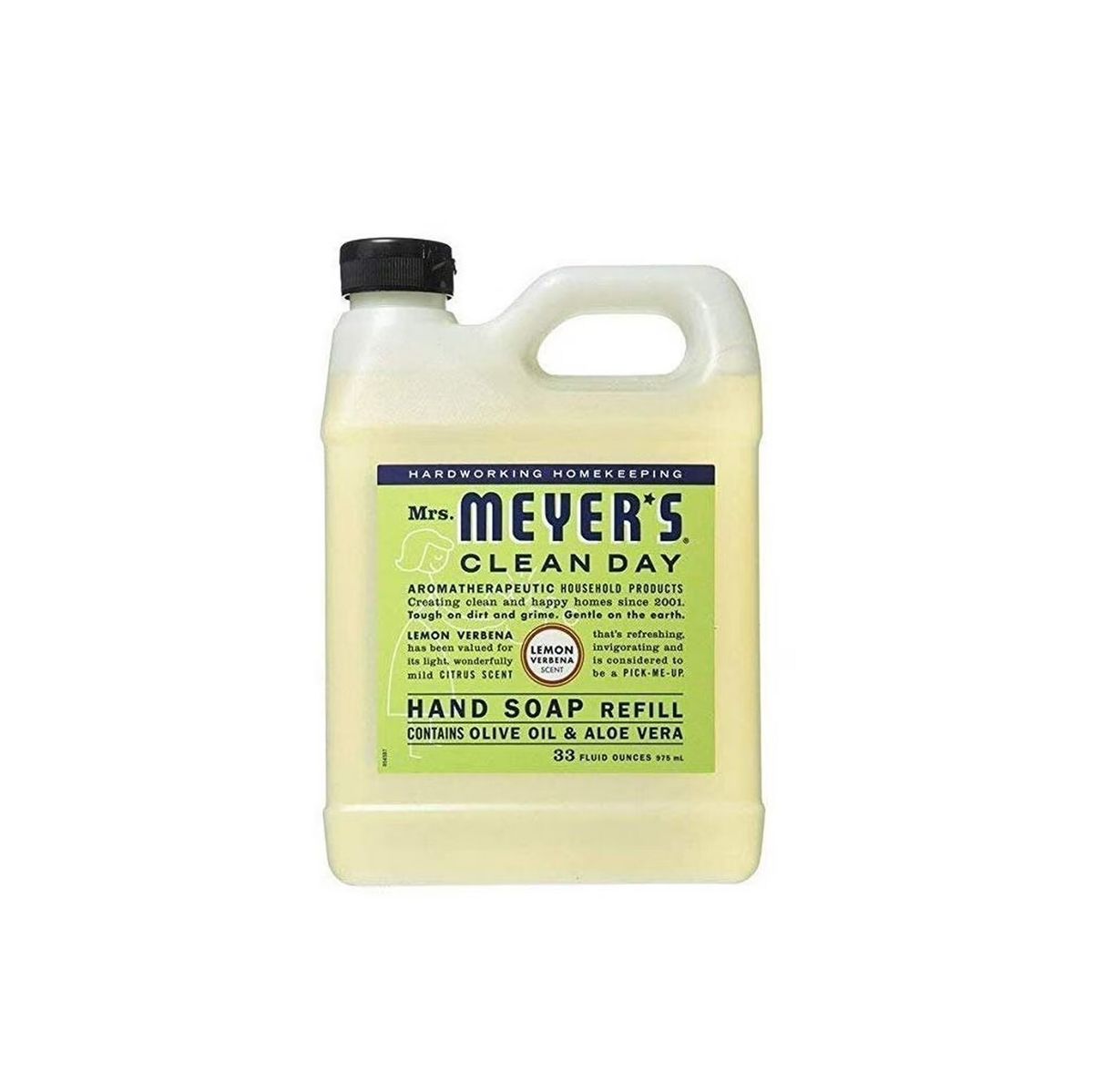 Mrs. MEYER'S 梅耶太太清洁日用洗手液补充装柠檬马鞭草味975毫升