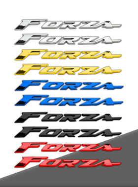 适用于本田FORZA佛沙NSS350/300摩托车车身3D立体软胶贴纸标志