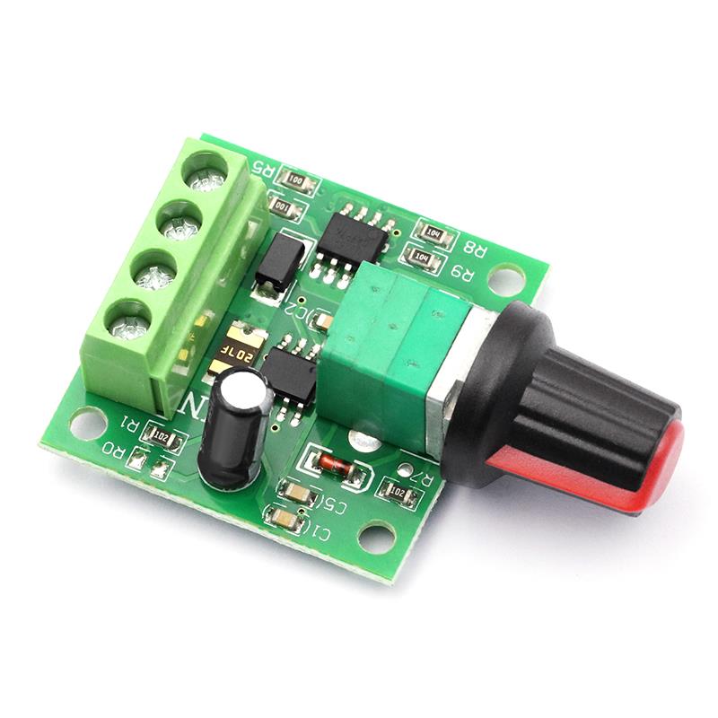 Pwm直流电机调速模块3V5V6V 12V 2A调速开关功能1803Bk