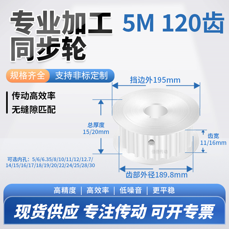 BD佰德传动同步带轮规格齐全