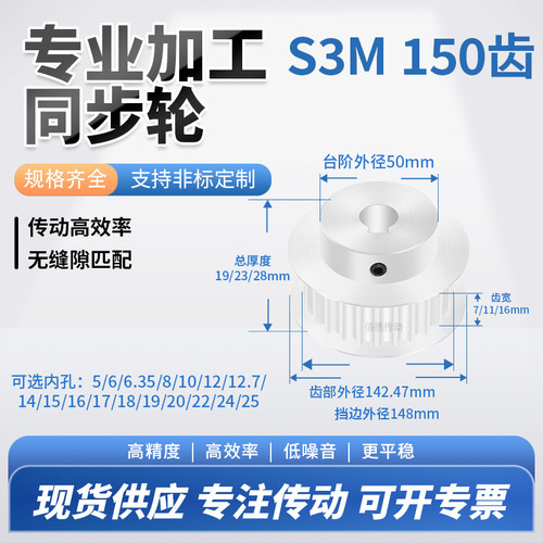 BD佰德传动同步带轮规格齐全