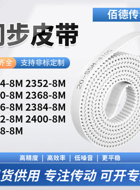 同步皮带528M23608M23688M237623842392240024088M传动齿轮同步带