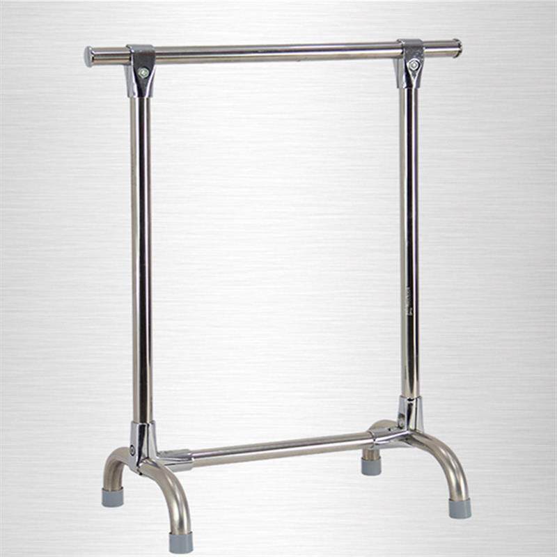 架32直径加粗加厚锈钢晾衣架架挂衣单杆家用挂衣不晒衣pls落地铅