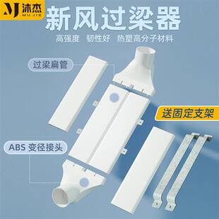 新风过梁器管道过梁器扁管过梁免打孔通风新风过梁器扁管110