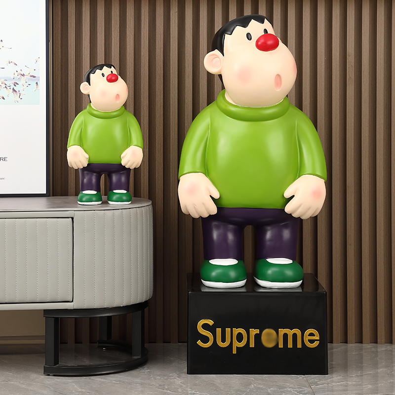 潮玩胖虎存钱罐可存可取客厅落地大摆件装饰品儿童储蓄罐生日礼物