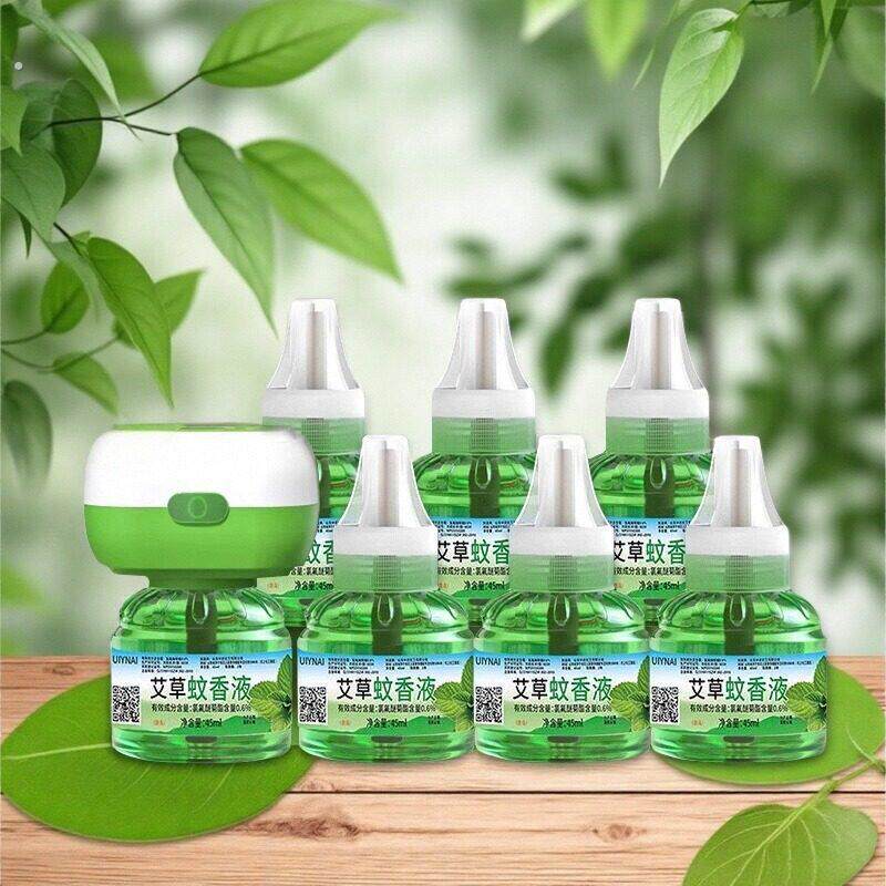 蚊香液艾草蚊香液家用器插电式液体补充装婴儿孕妇无味神器