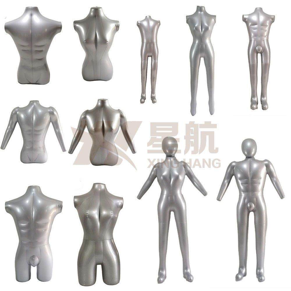 充气人形模特女充气新款全身拍照工具展示透明塑料服装模特假真人