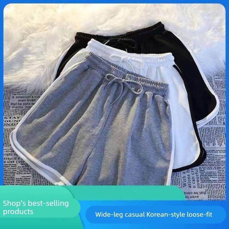 运动短裤家居服女夏慵懒风跑步裤睡裤女小个子女晨跑洋气三分裤子