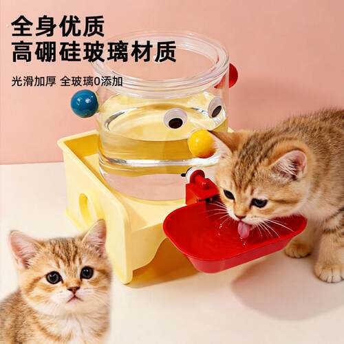 宠物不插电流动饮水机猫咪狗狗大容量自动喝水碗兔子通用饮水神器