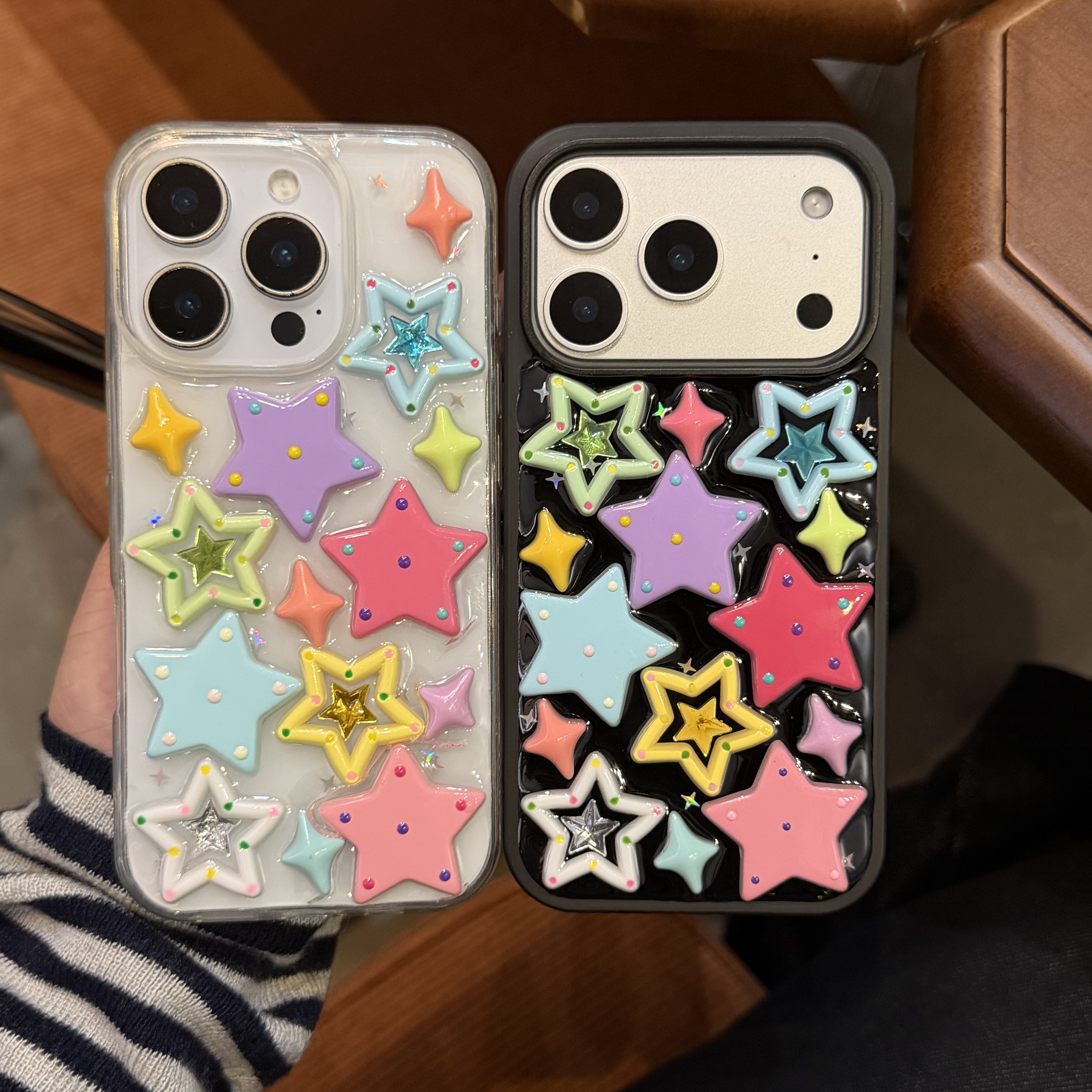 夏日彩色星星适用oppo手机壳少女