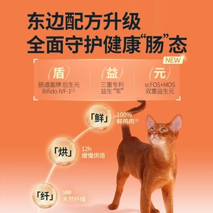 40g全价粮 新客尝鲜 东边猫粮低温烘焙鲜肉全期全价猫粮试吃装
