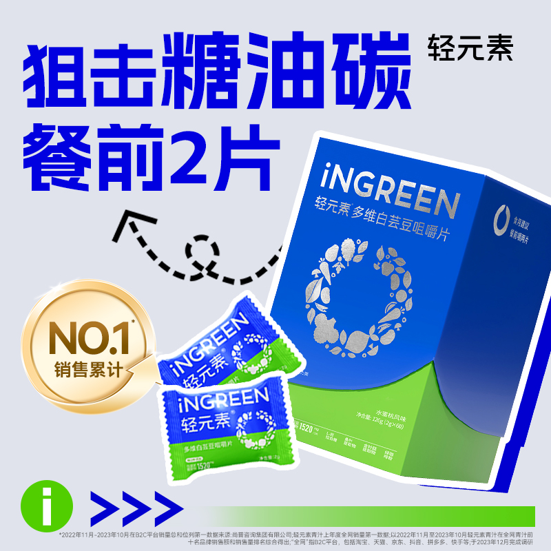 【阻击碳糖】轻元素白芸豆阻断片