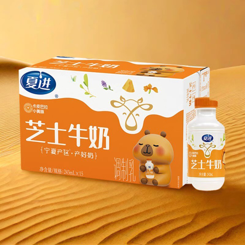 夏进甜牛奶宁夏整箱装芝士牛奶