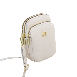 手机小挎包2025女式新款竖款轻便手机包包多层休闲百搭斜挎单肩包