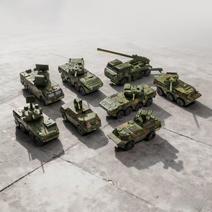 拓意陆军轮式装备VOL盲盒军事收藏摆件陆战装甲步战坦克突击模型