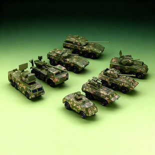 甲步战坦克模型 备VOL盲盒军事收藏摆件陆战装 拓意预售陆军轮式 装