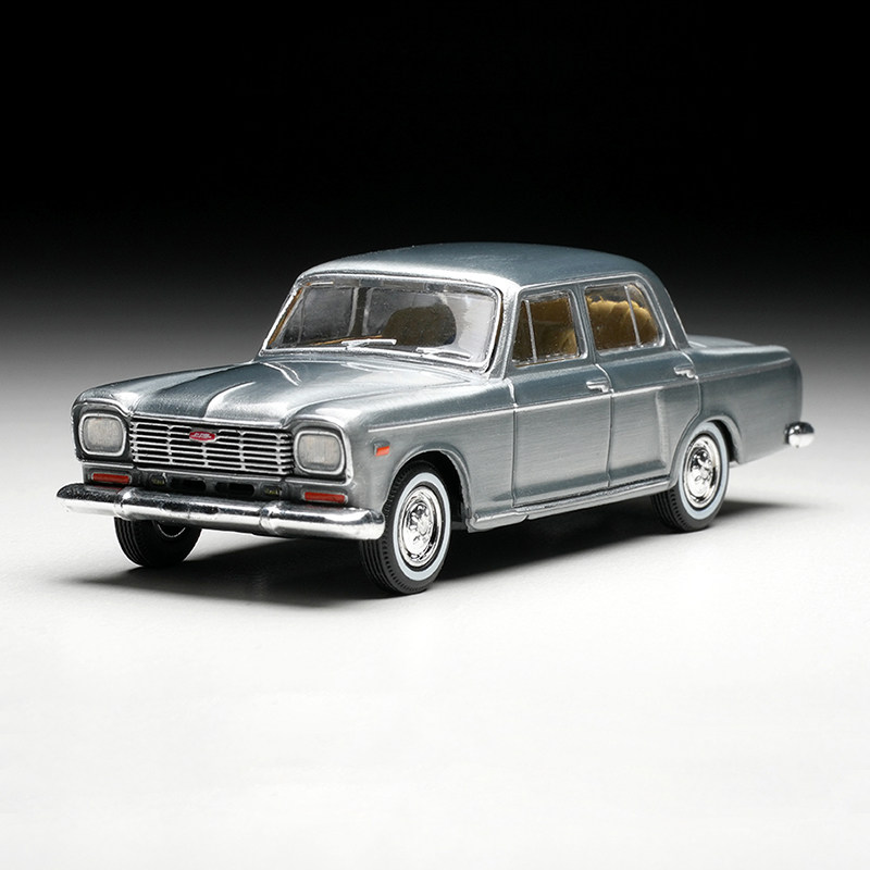 拓意1/64合金经典国产商务三厢轿车老上海抛光漆版车模型收藏摆件