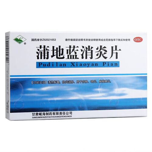 28年到期】岷州 蒲地蓝消炎片 0.3g*24片