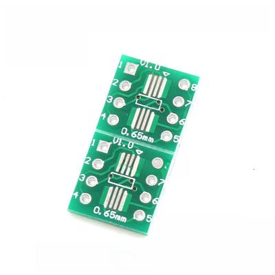 Sop8 Ssop8 Tssop8 Smd到直接插头Dip间距0.65/1.27mm适配器板