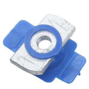 金固盈弹簧螺母光伏塑翼螺母 长方形型压块 C型钢螺母块 异形螺母