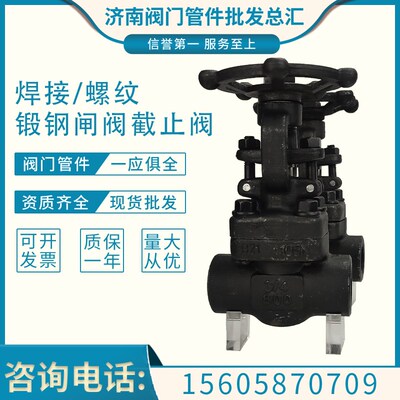 焊接/螺纹闸阀截止阀Z/J61H Z/J11H锻钢A105国标16-100C美标800LB