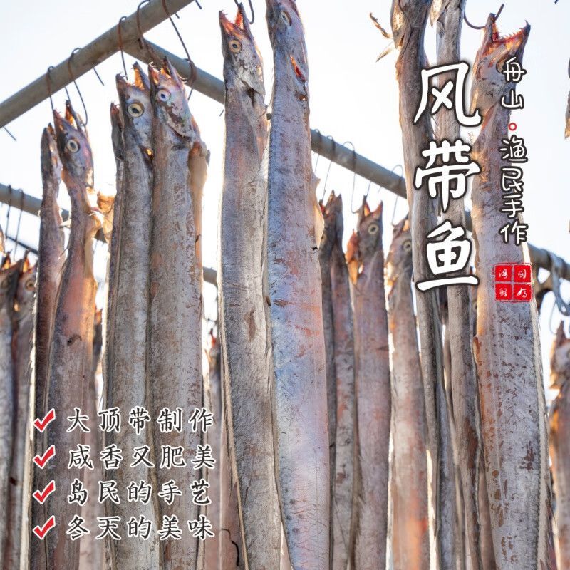 宁波舟山带鱼整条风干食用农产品