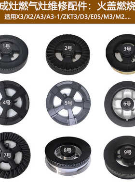 集成灶燃气灶X3 X2 A3 EO5全铜火盖炉头适用奥田配件燃烧器分火器