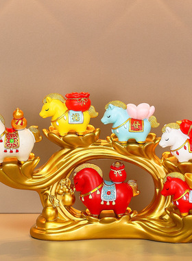 蕊杰新年吉祥物国潮元装饰摆件